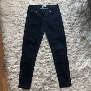 Paige jeans with ankle zipper